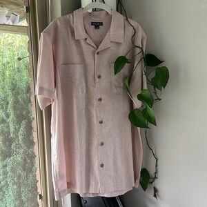 Eddie Bauer Linen Short Sleeve Button-up